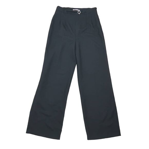 Vintage 90s Modern Times black high rise wide leg pants M - Picture 1 of 4